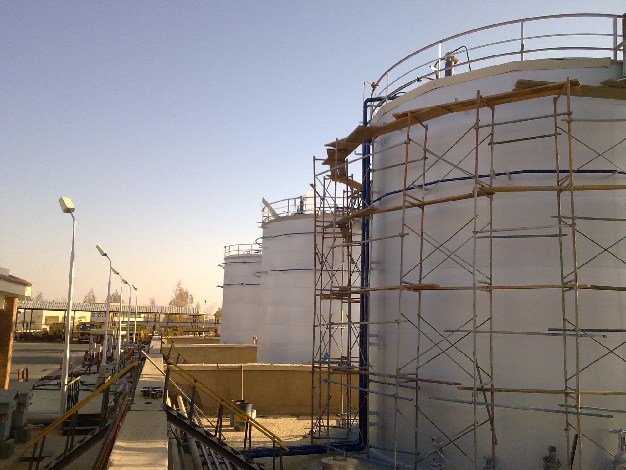 Al Majd · Warner Lewis aviation fuel depot at dusk